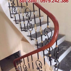 Các mẫu cầu thang sắt nghệ thuật đẹp nhất tại Hà Nội