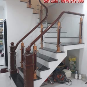 Cầu thang kính, cầu thang kính đẹp tại Hà Nội