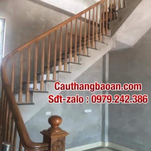 Cầu thang gỗ, cầu thang gỗ đẹp ở Hà Nội