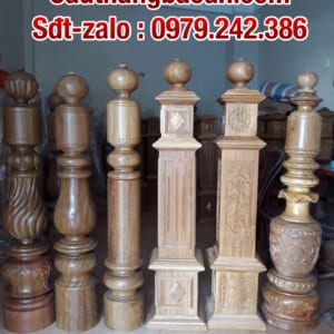 Trụ cầu thang , trụ gỗ cầu thang