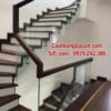 500 mẫu cầu thang lan can kính đẹp tại Hà Nội
