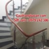 Cầu thang kính đẹp, lan can kính đẹp