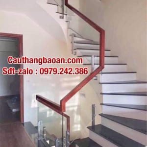 Cầu thang kính cường lực, cầu thang kính Hà Nội
