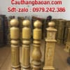 Trụ gỗ cầu thang ở Hà Nội