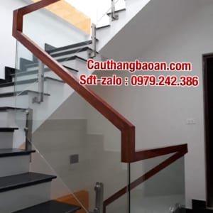 Cầu thang kính cường lực, cầu thang kính Hà Nội