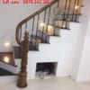 Cầu thang sắt gỗ, cầu thang sắt nghệ thuật