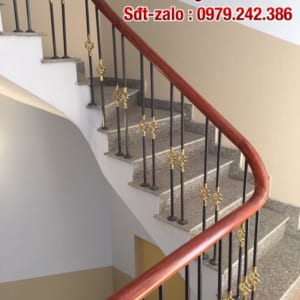 Cầu thang sắt đẹp, cầu thang lan can sắt nghệ thuật