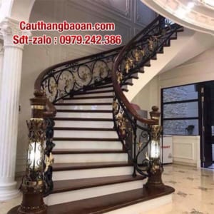 Lan can cầu thang sắt nghệ thuật, Lan can cầu thang sắt mỹ thuật đẹp nhất