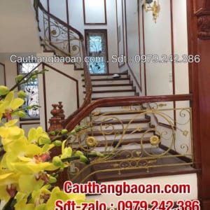 Lan can cầu thang sắt nghệ thuật ở Hà Nội, Mẫu cầu thang lan can sắt nghệ thuật đẹp