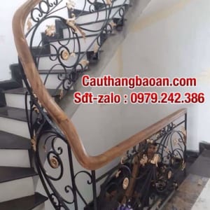 Lan can cầu thang sắt nghệ thuật tại Hà Nội, Lan can cầu thang sắt đẹp