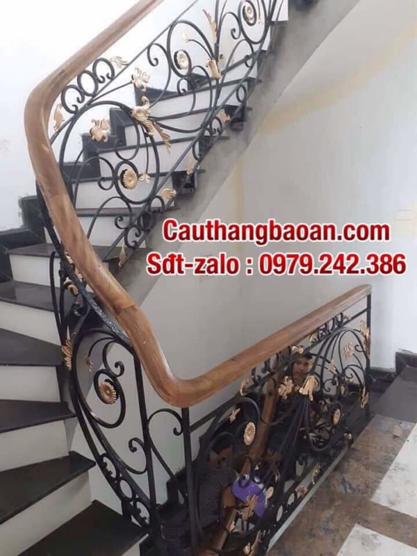 Lan can cầu thang sắt nghệ thuật tại Hà Nội, Lan can cầu thang sắt đẹp