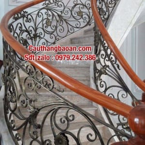 Cầu thang sắt nghệ thuật, Các mẫu cầu thang lan can sắt nghệ thuật