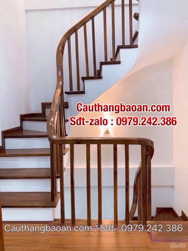 Cầu thang gỗ, Cầu thang gỗ đẹp tại Hà Nội