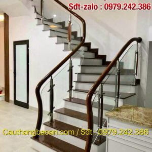 Cầu thang kính đẹp tại Hà Nội, Các mẫu cầu thang kính cường lực hiện đại