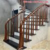 MẪU CẦU THANG GỖ ĐẸP . TAY VỊN CẦU THANG GỖ LIM NAM PHI