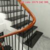 CẦU THANG LAN CAN SẮT TAY GỖ ĐẸP. TAY VỊN CẦU THANG SẮT ĐẸP