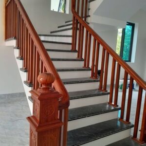 MẪU CẦU THANG GỖ ĐẸP . CẦU THANG GỖ TẠI HÀ NỘI